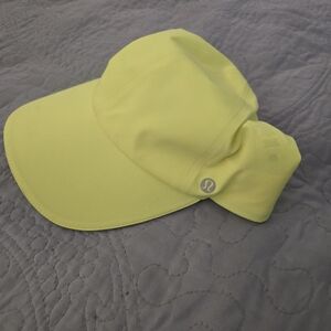 Lululemon Fast and Free Womens Run Hat Highlight Yellow Color